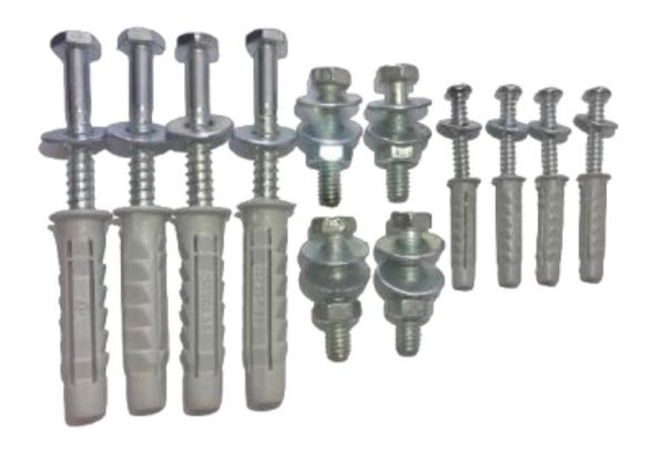 KIT DE FIJACION SPLIT 12MM C/TARUGO DEL 8 COMPLETO L/HUECO